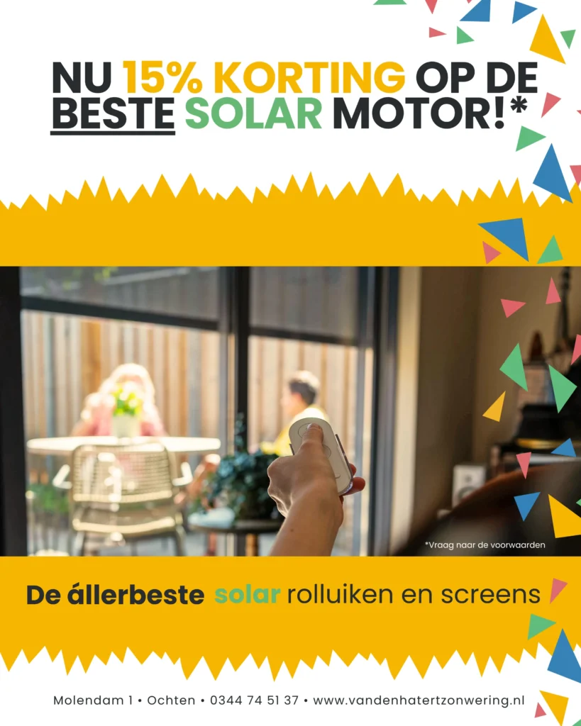 Solar Motor actie Van den Hatert